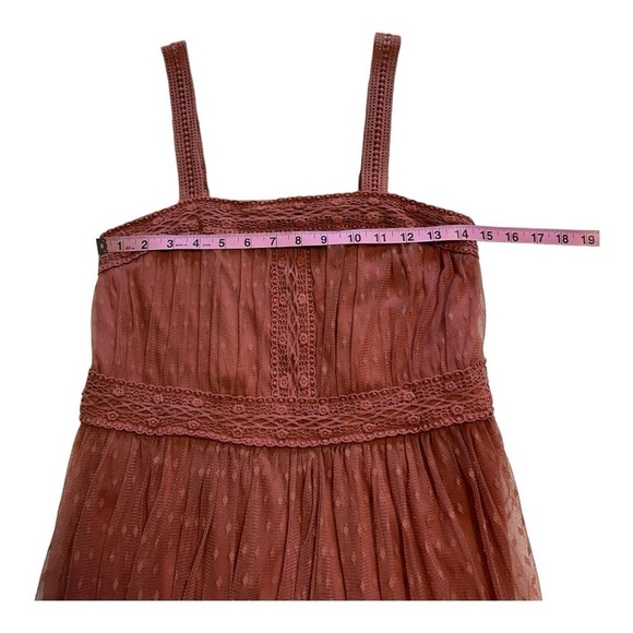 Maurices Mesh Crochet Trim Dress - Size Medium - Picture 9 of 10